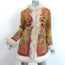 Zimmermann Ladybeetle Embroidered Shearling Jacket Multicolor Leather Size 0 NEW