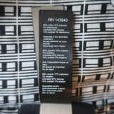 Roland Mouret Geometric Print Cutout Sheath Dress Black/White Crepe Size US 6