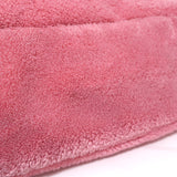 Prada Large Terry Logo Tote Pink Fleece Shoulder Bag