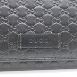 Gucci Microguccissima Continental Flap Wallet Black Leather