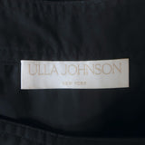Ulla Johnson Winnie Tiered Midi Skirt Black Cotton Size 4