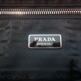 Prada Large Terry Logo Tote Pink Fleece Shoulder Bag