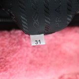 Prada Large Terry Logo Tote Pink Fleece Shoulder Bag