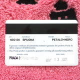 Prada Large Terry Logo Tote Pink Fleece Shoulder Bag