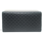 Gucci Microguccissima Continental Flap Wallet Black Leather
