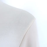 Louis Vuitton Monogram-Embossed Polo Dress White Stretch Knit Size Small