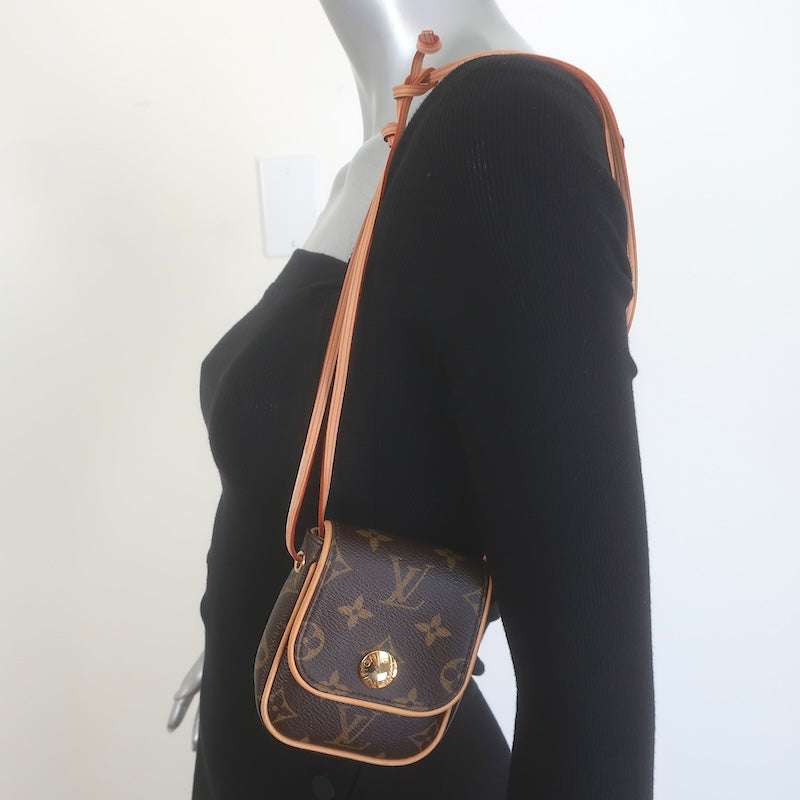 Louis Vuitton Cancun Pochette Brown Monogram Canvas Crossbody Bag