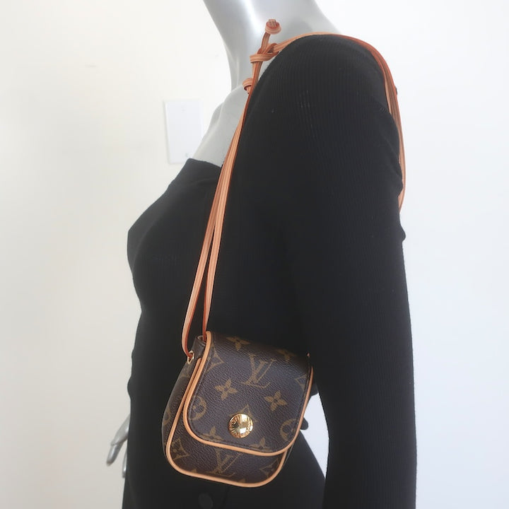 Louis Vuitton Cancun Pochette Brown Monogram Canvas Crossbody Bag