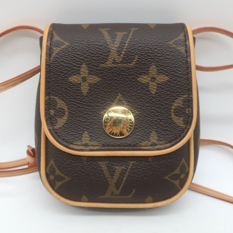 Louis Vuitton Cancun Pochette Brown Monogram Canvas Crossbody Bag