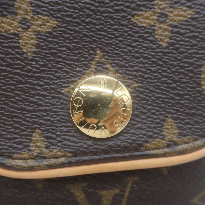 Louis Vuitton Cancun Pochette Brown Monogram Canvas Crossbody Bag