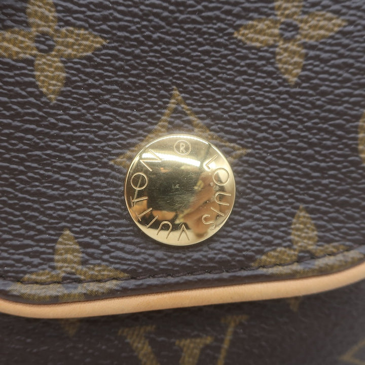 Louis Vuitton Cancun Pochette Brown Monogram Canvas Crossbody Bag