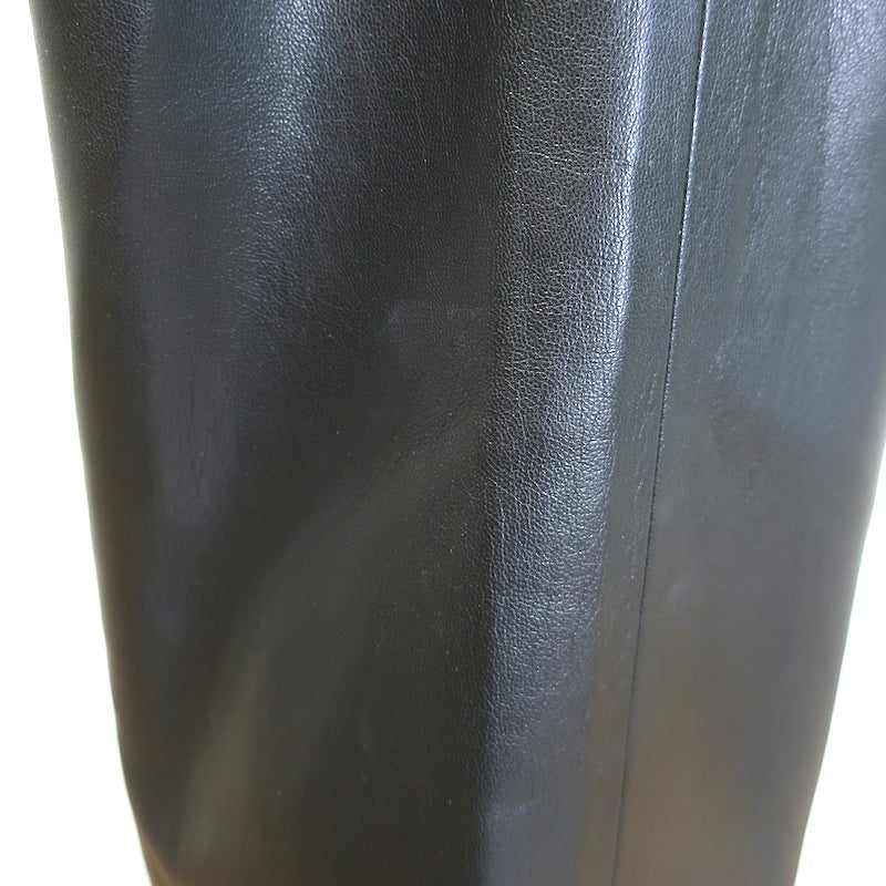 Alice + Olivia Pete Vegan Leather Jogger Pants Black Size Small