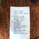 Stella McCartney Leopard Print Sweater Neon Multicolor Brushed Mohair Size 36