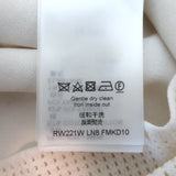 Louis Vuitton Monogram-Embossed Polo Dress White Stretch Knit Size Small