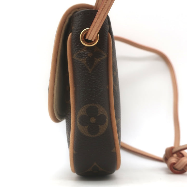Louis Vuitton Cancun Pochette Brown Monogram Canvas Crossbody Bag