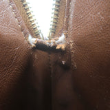 Vintage Chanel Quilted Caviar Leather Chain Strap Dome Shoulder Bag Brown