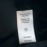 Cinq a Sept Mirna Asymmetric Ruffled Midi Dress Navy Floral Print Silk Size 6