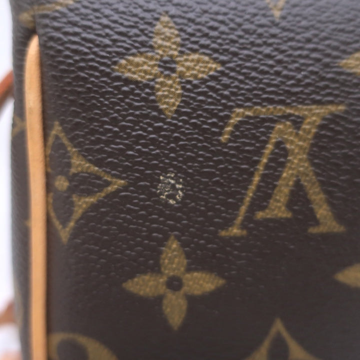 Louis Vuitton Cancun Pochette Brown Monogram Canvas Crossbody Bag