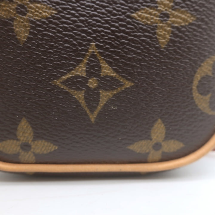 Louis Vuitton Cancun Pochette Brown Monogram Canvas Crossbody Bag