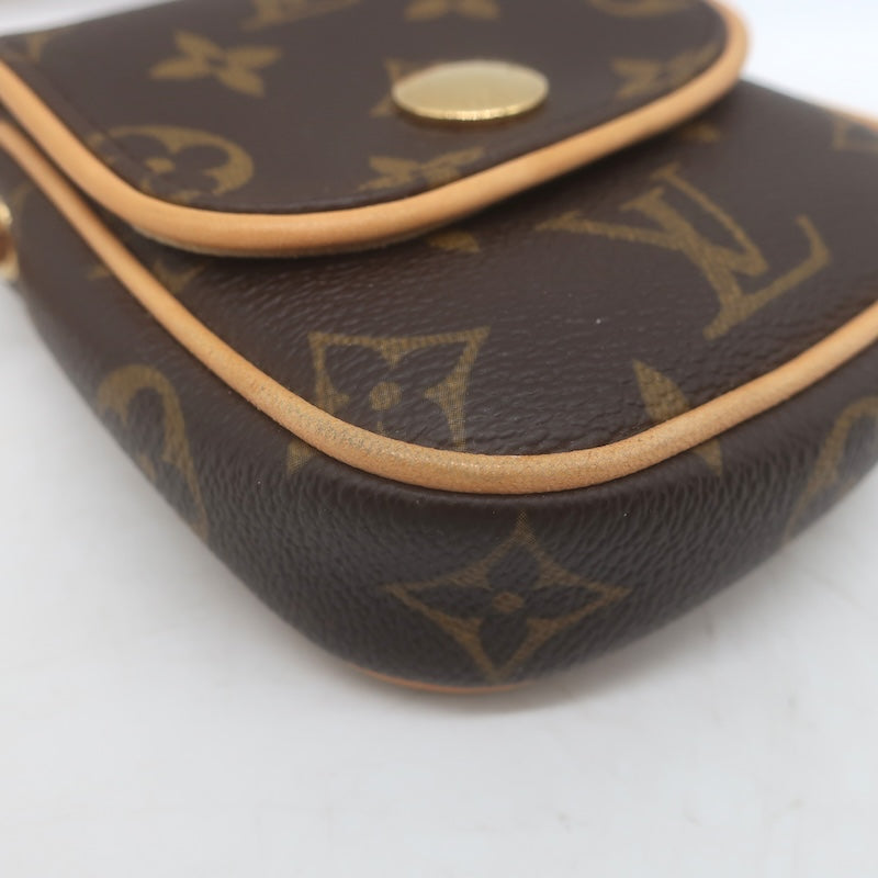 Louis Vuitton Cancun Pochette Brown Monogram Canvas Crossbody Bag