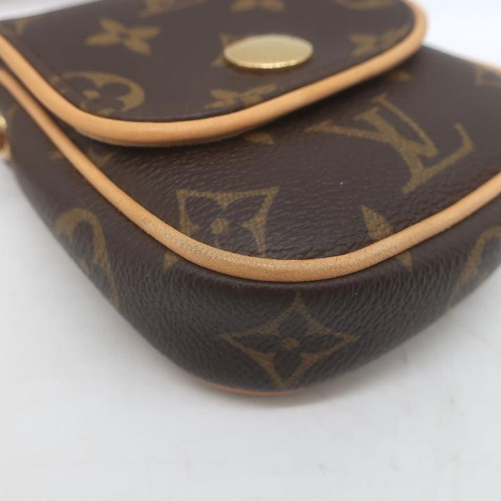 Louis Vuitton Cancun Pochette Brown Monogram Canvas Crossbody Bag