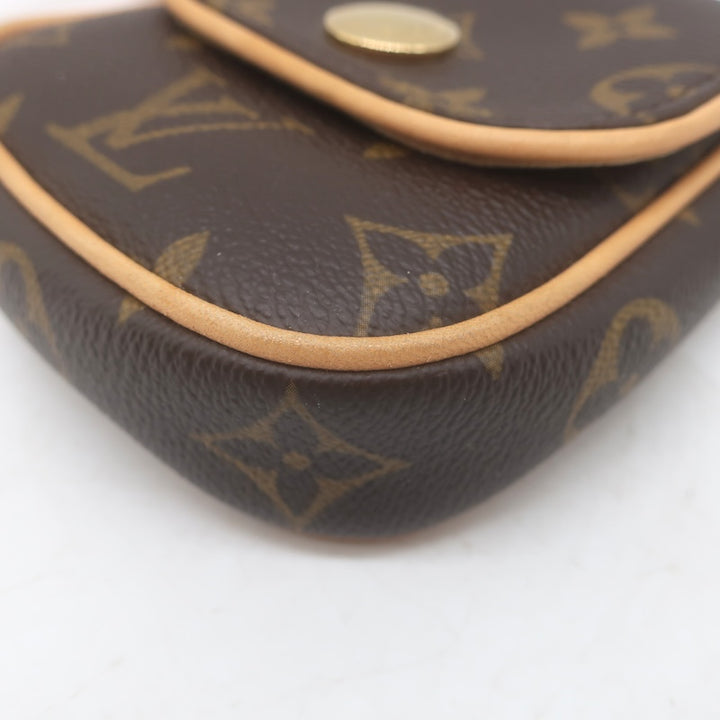 Louis Vuitton Cancun Pochette Brown Monogram Canvas Crossbody Bag
