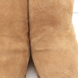 Veronica Beard Grita Clogs Tan Suede Size 6 Platform Mules