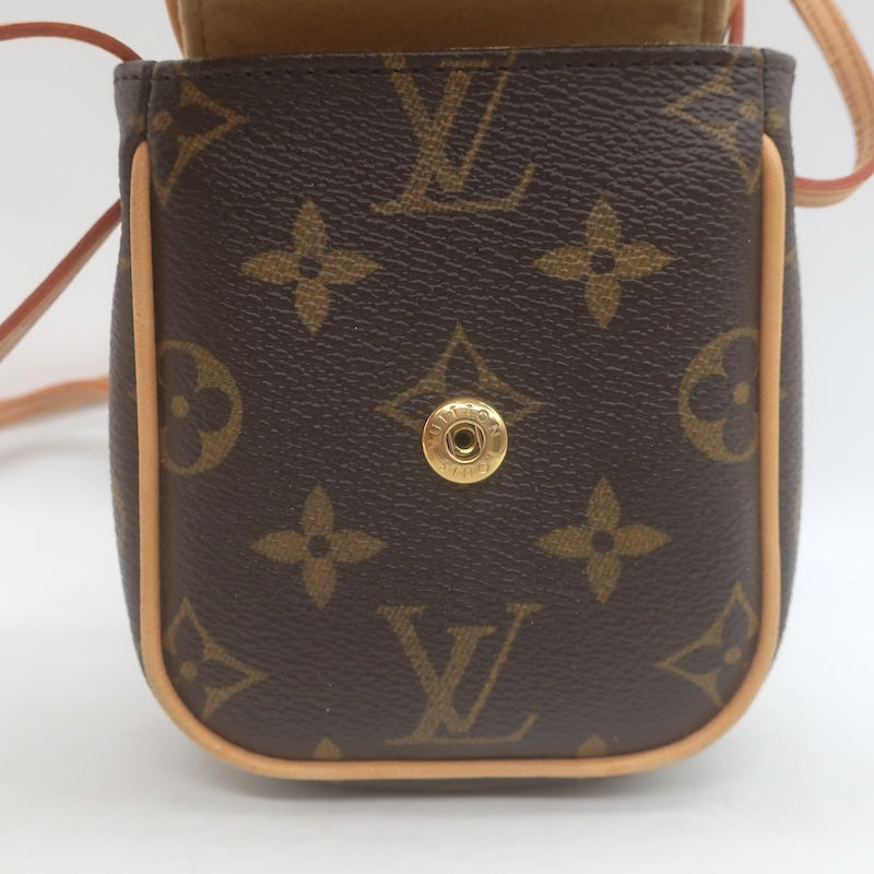 Louis Vuitton Cancun Pochette Brown Monogram Canvas Crossbody Bag