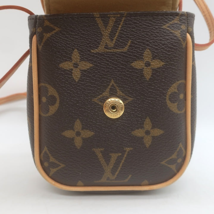 Louis Vuitton Cancun Pochette Brown Monogram Canvas Crossbody Bag