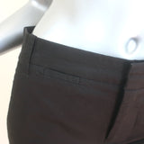 Vince Coin Pocket Bermuda Shorts Black Stretch Cotton Size 2