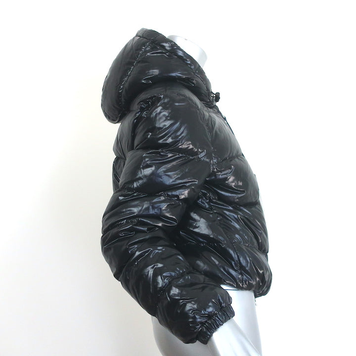 Moncler Bayard Hooded Down Puffer Jacket Black Size 2 NEW