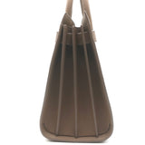 Saint Laurent Small Sac De Jour Tote Taupe Grained Leather Shoulder Bag