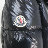 Moncler Bayard Hooded Down Puffer Jacket Black Size 2 NEW