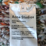ACNE Studios Sweater Zora Multicolor Wool-Blend Chunky Knit Size Extra Small
