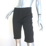 Vince Coin Pocket Bermuda Shorts Black Stretch Cotton Size 2
