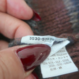 Brunello Cucinelli Sequined Sweater Navy/Red Striped Cashmere-Silk Size Medium