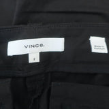 Vince Coin Pocket Bermuda Shorts Black Stretch Cotton Size 2