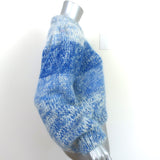 GANNI Julliard Sweater Blue Striped Mohair-Wool Size Small