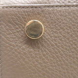 Saint Laurent Small Sac De Jour Tote Taupe Grained Leather Shoulder Bag