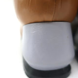 Marni Contrast-Heel Ankle Boots Camel & Gray Leather Size 37.5