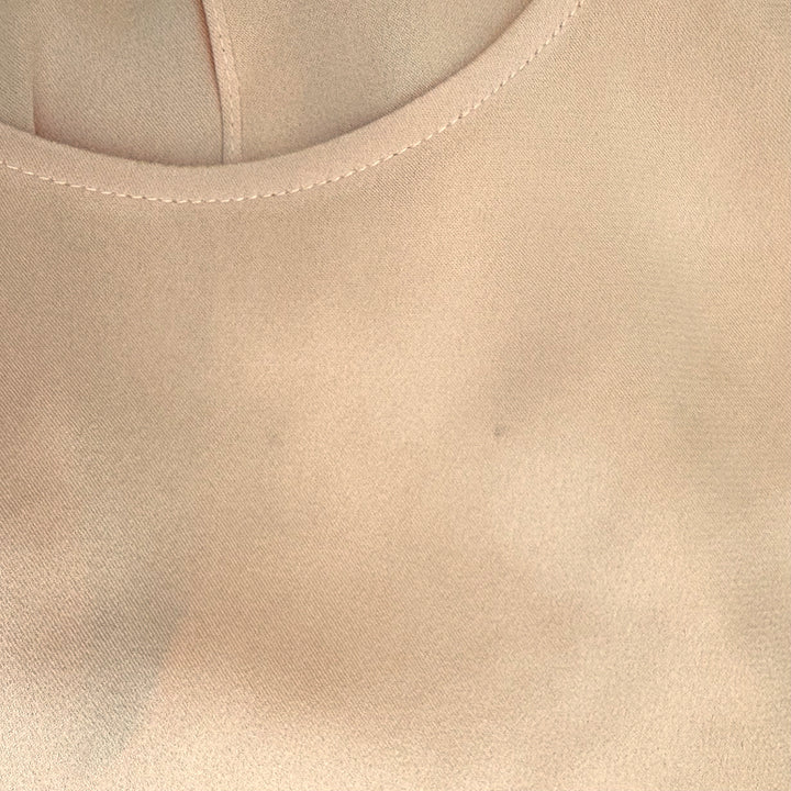LAPOINTE Matching Satin Sleeveless Top &amp; Wide Leg Pants Set Peach Size 4