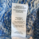 GANNI Julliard Sweater Blue Striped Mohair-Wool Size Small