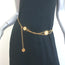 Vintage Chanel 98P CC Logo Disc Chain Belt Gold One Size