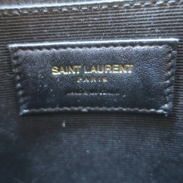 Saint Laurent Small Sac De Jour Tote Taupe Grained Leather Shoulder Bag
