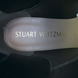 Stuart Weitzman Norah Lug Sole Chelsea Boots Black Leather Size 9.5 C NEW