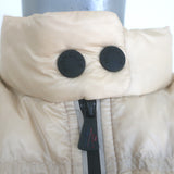 Moncler Grenoble Arolles Ripstop Down Puffer Vest Beige Size 2