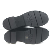 Stuart Weitzman Norah Lug Sole Chelsea Boots Black Leather Size 9.5 C NEW