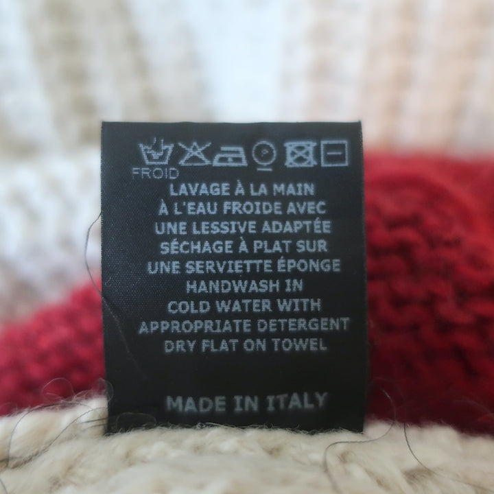 Isabel Marant Sweater Hanoi Ecru Nordic Star Intarsia Knit Size 38