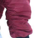 ACNE Studios Clea Bomber Jacket Burgundy Size 34