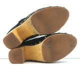 Veronica Beard Dacey Clogs Black Suede Size 6 Platform Mules